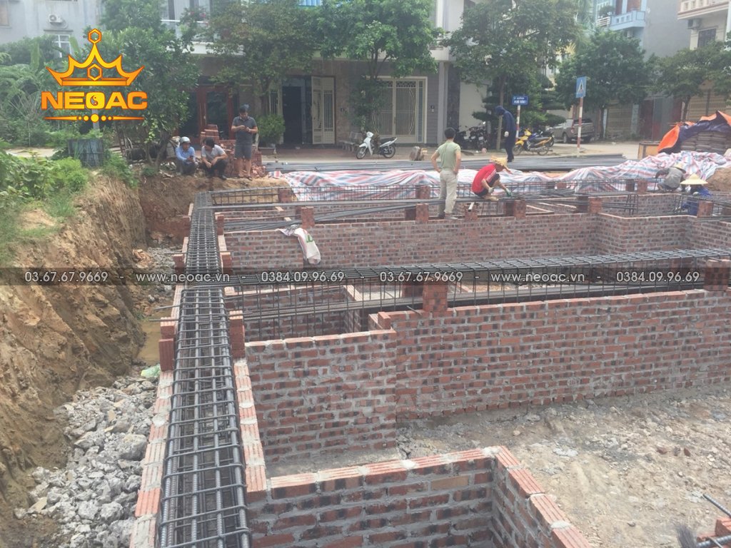 Tiến độ thi công dự án biệt thự 3 tầng hiện đại tại Bắc Giang
