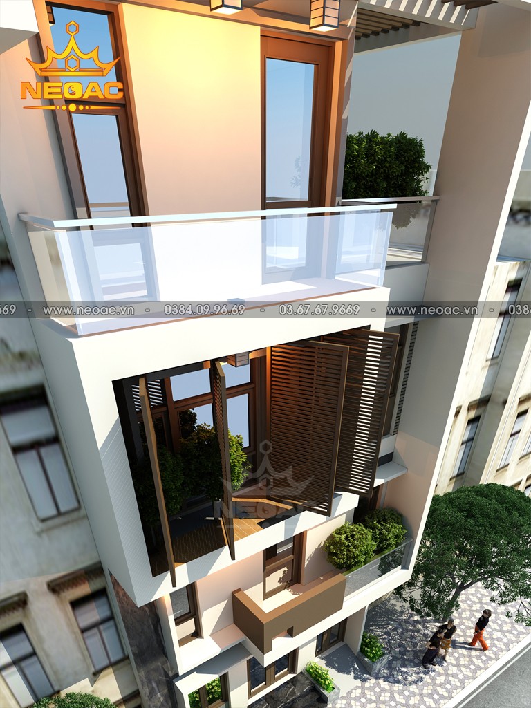 Dự án thiết kế nhà phố 4 tầng hiện đại tại Phú Thọ